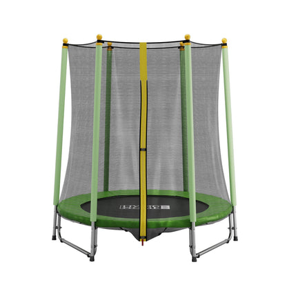 Green Outdoor Kids Trampoline with Safety Net