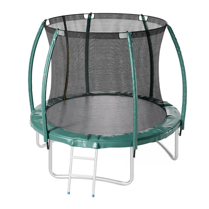 8FT Outdoor Enclosure Trampoline with Ladder