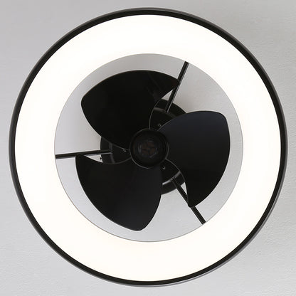 20inch Industrial Style Ceiling Mount LED Fan Light