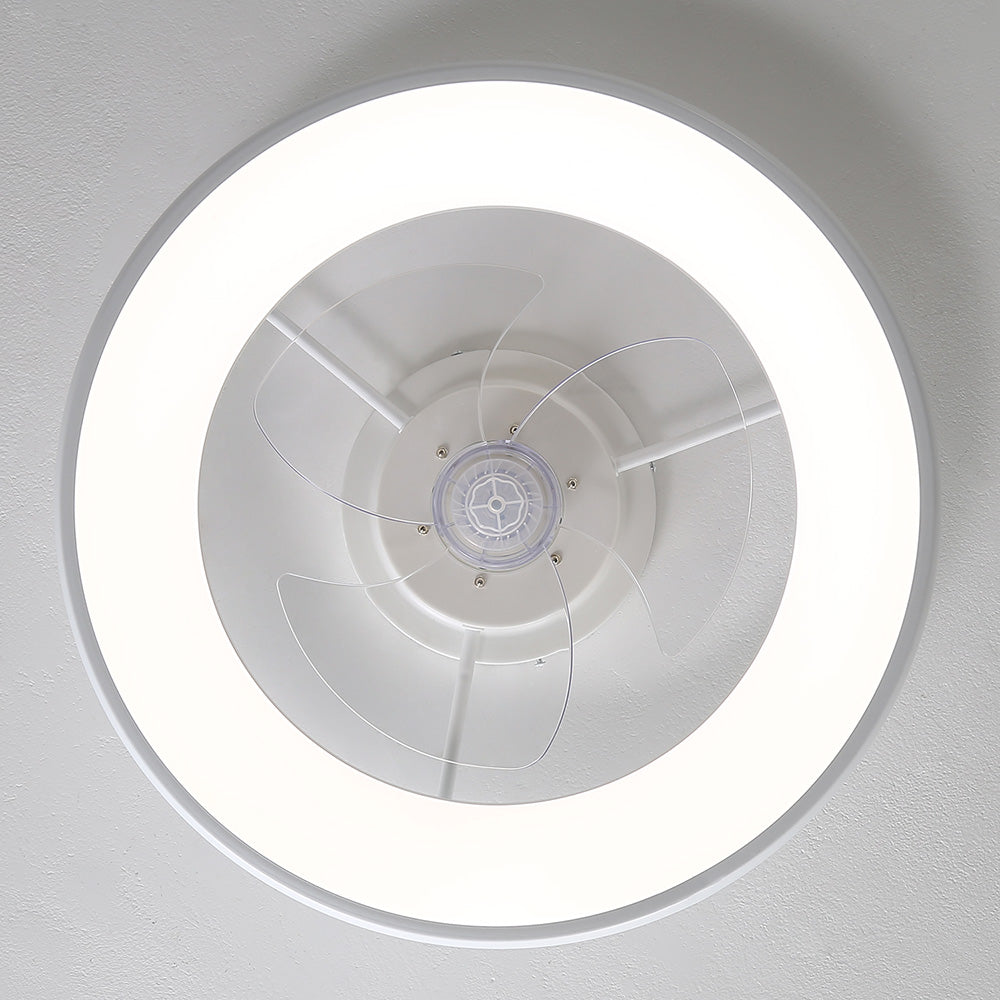 20inch Industrial Style Ceiling Mount LED Fan Light