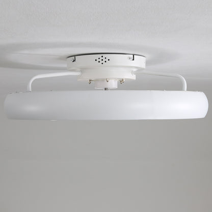 20inch Industrial Style Ceiling Mount LED Fan Light