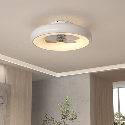 20inch Industrial Style Ceiling Mount LED Fan Light
