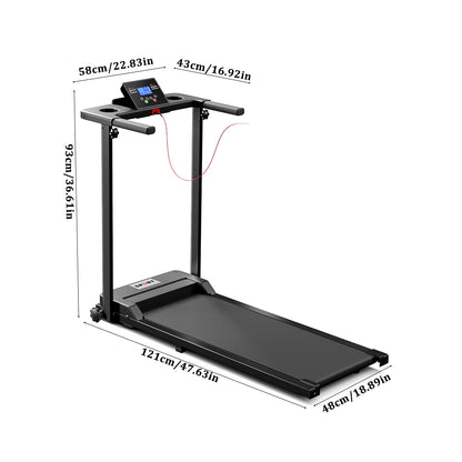 Folding Protective Indoor Treadmill