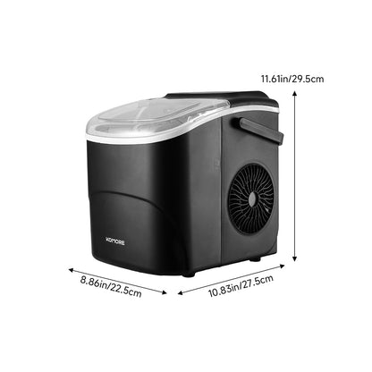 Countertop Bullet Ice Maker with Handle