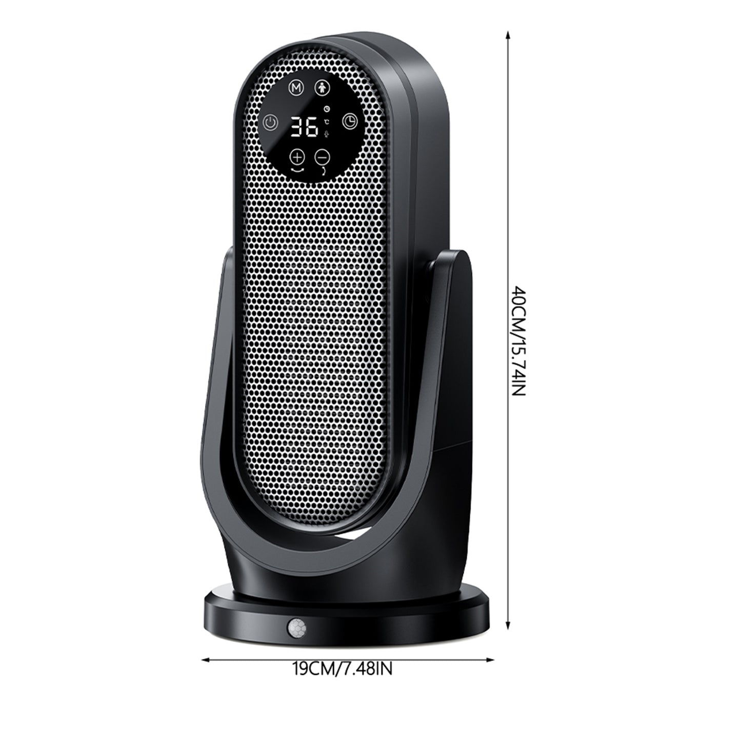 Electric PTC Space Heater with Human Sensor for Indoor Use