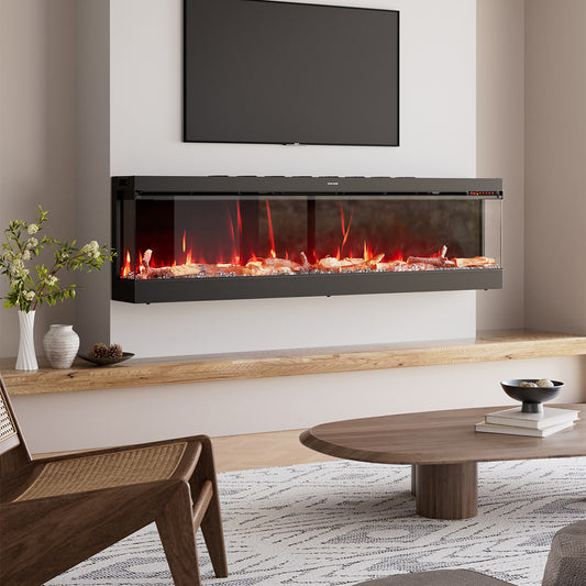 Electric Fireplace with Remote Control