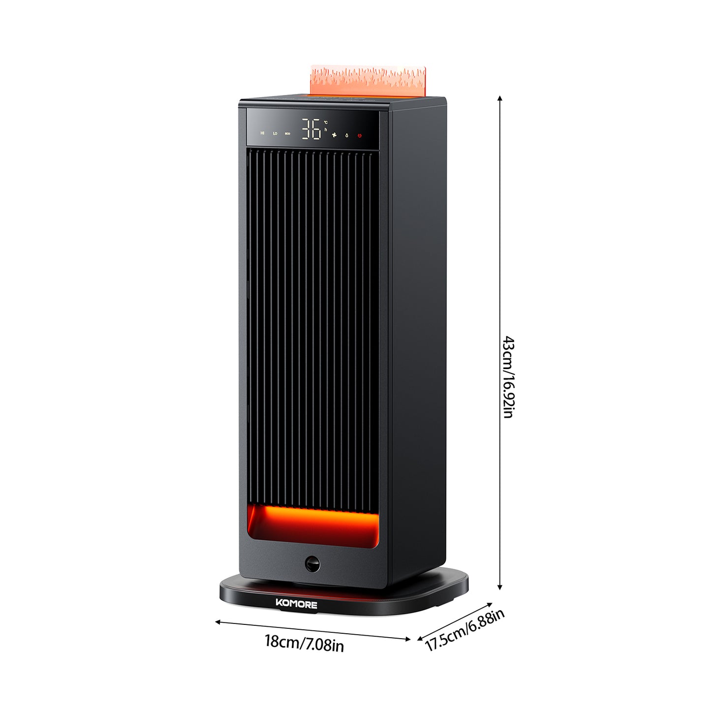 2000W Electric PTC Heater with Humidification