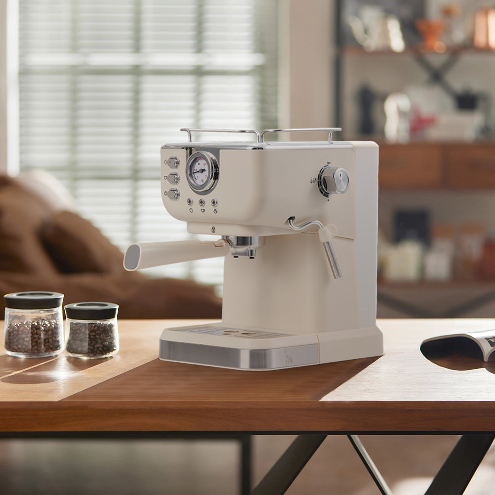 20 Bar Retro Coffee Espresso Machine with Steam Wand