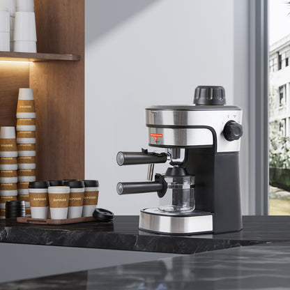 Espresso Coffee Machine with Milk Frother
