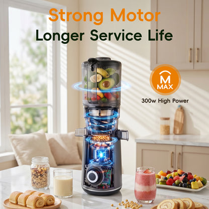 300W Cold Press Juicer Slow Masticating Machine