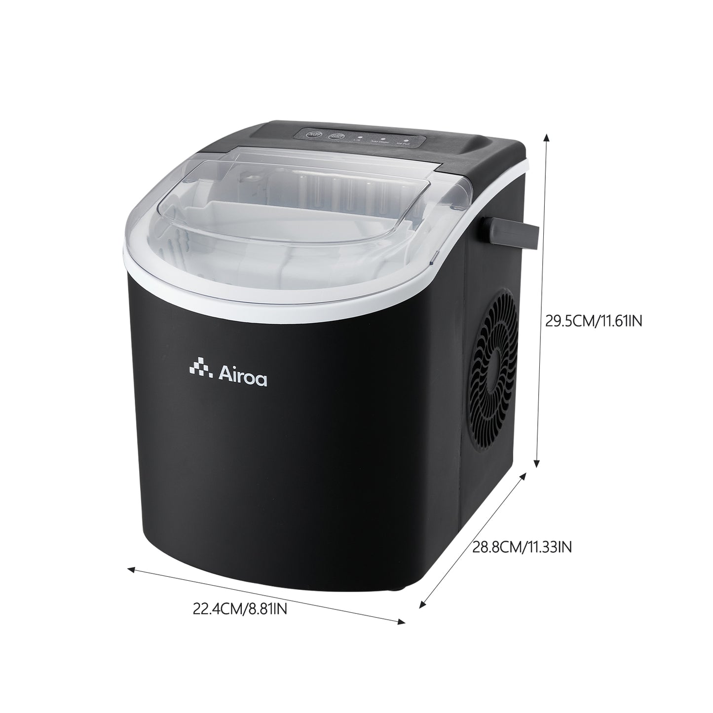 Countertop Bullet Ice Maker with Handle