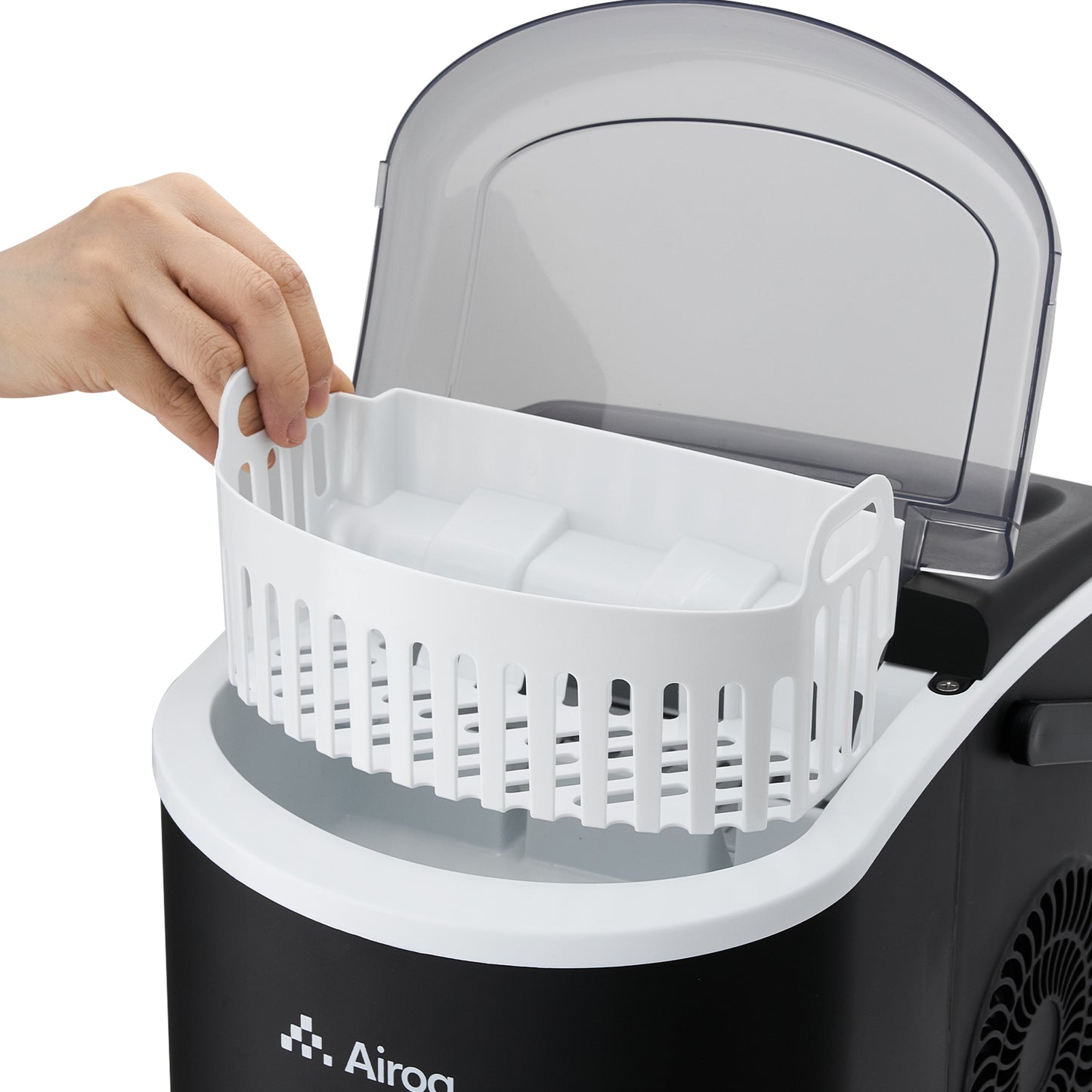 Countertop Bullet Ice Maker with Handle