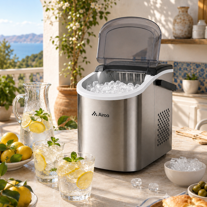 Countertop Bullet Ice Maker with Handle