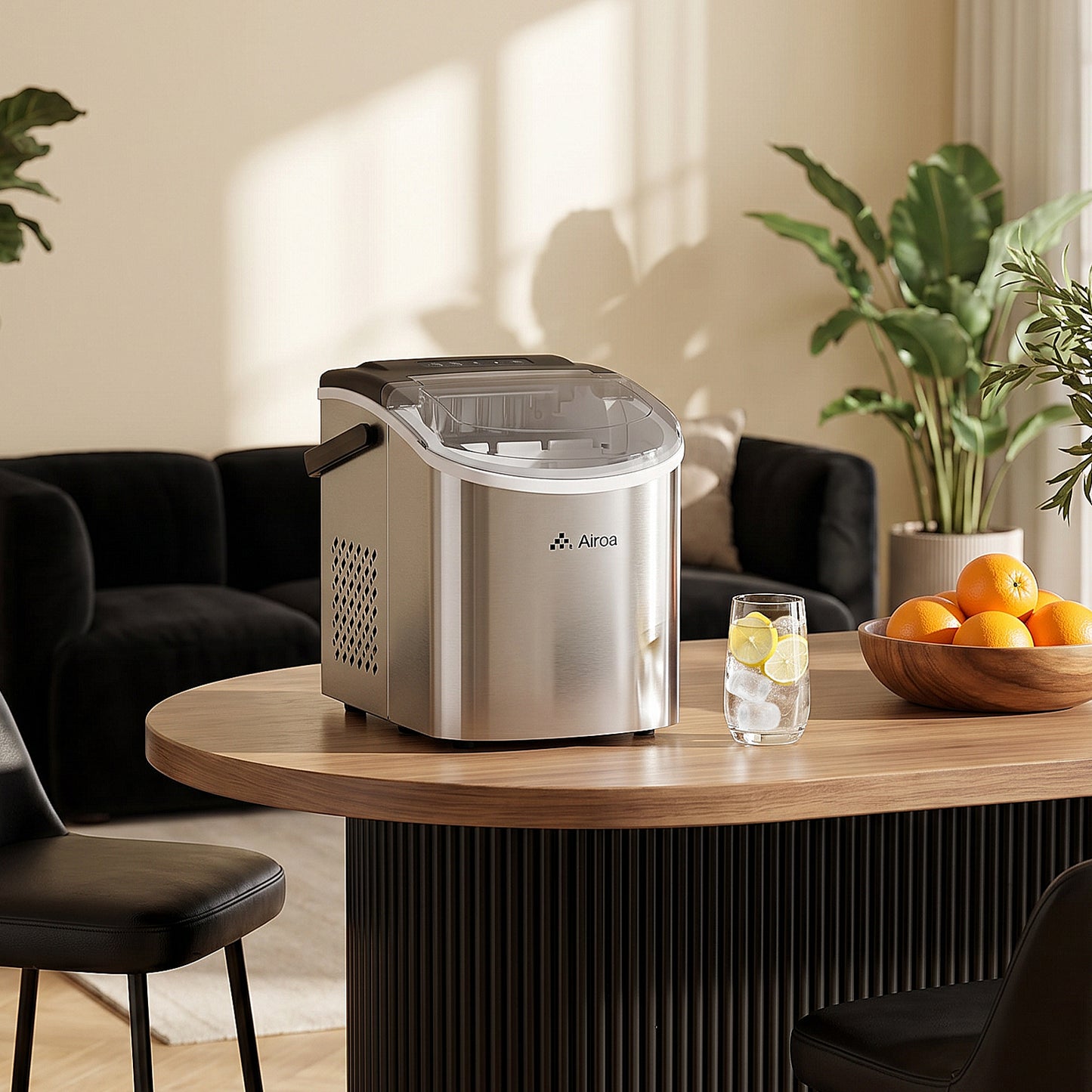 Countertop Bullet Ice Maker with Handle