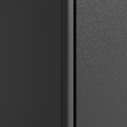 Black Compact Refrigerator with 9L Freezer Compartment