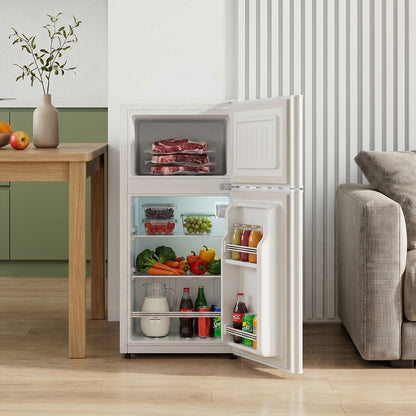 51/70L Freestanding Top Freezer Fridge