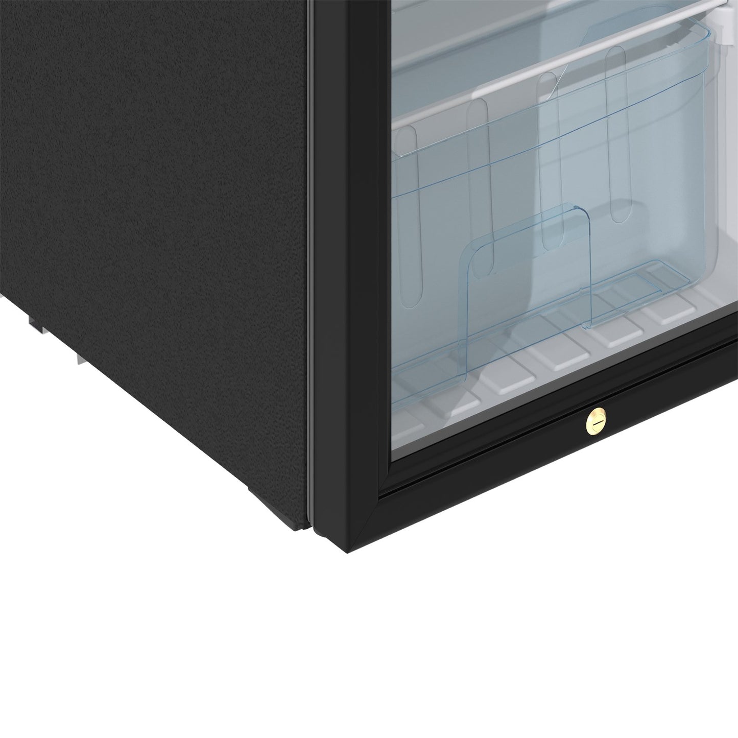 Glass Door 83L Refrigerator with 9L Freezer Box