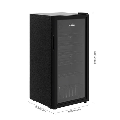 99L/109L Glass Door Refrigerator with Interior Light
