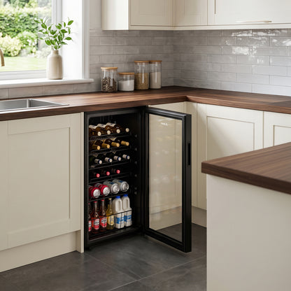 99L/109L Glass Door Refrigerator with Interior Light