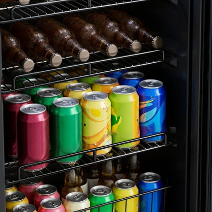 99L/109L Glass Door Refrigerator with Interior Light