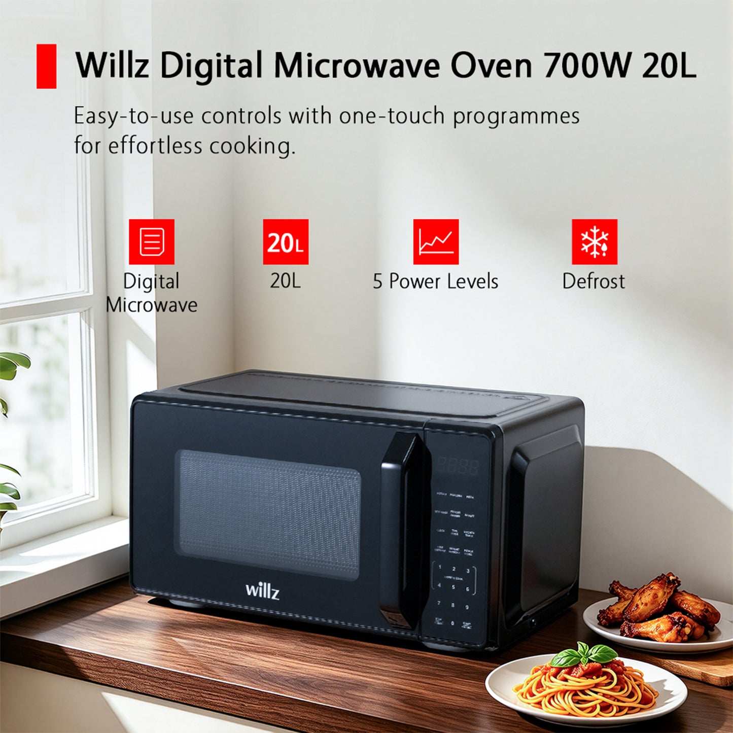 Electronic 20L Microwave Oven