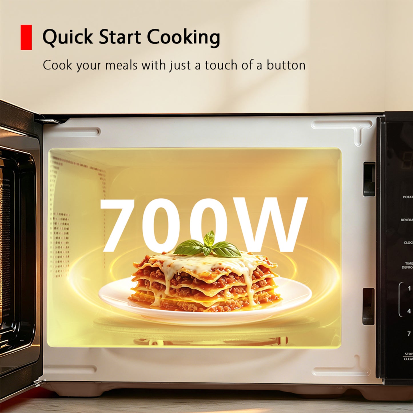 Electronic 20L Microwave Oven