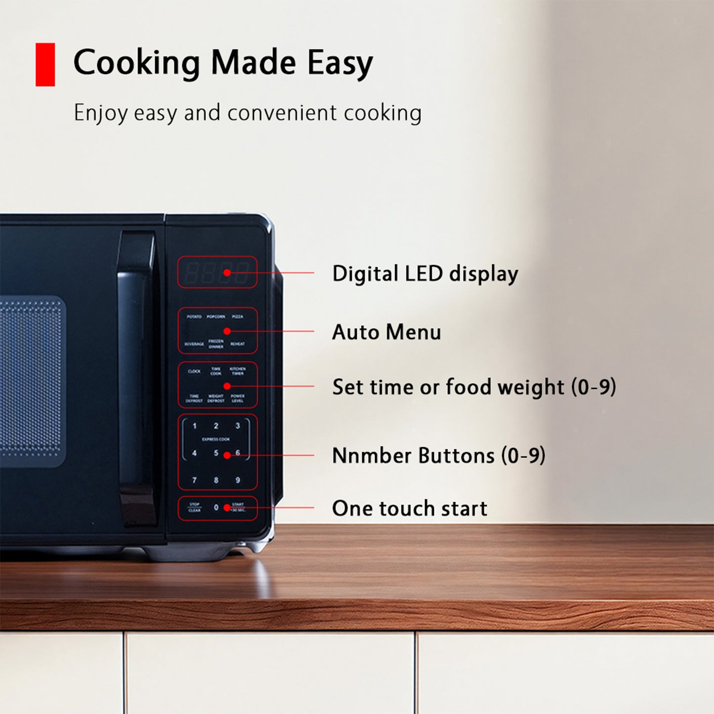 Electronic 20L Microwave Oven