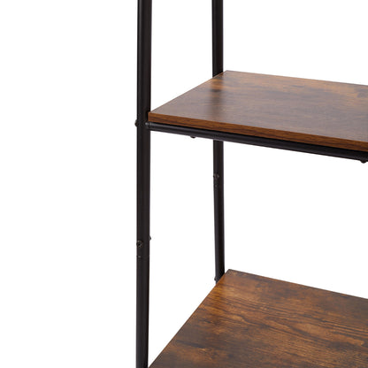 Freestanding Clothes Rack with Shelves
