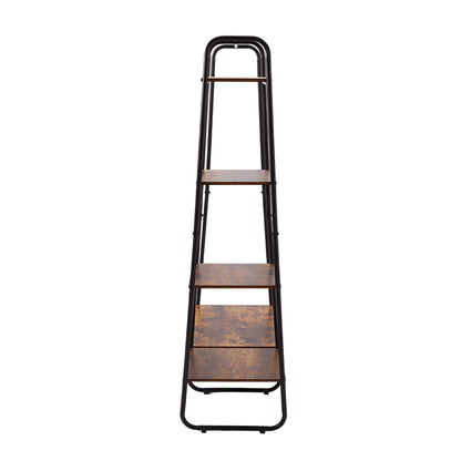 Freestanding Clothes Rack with Shelves