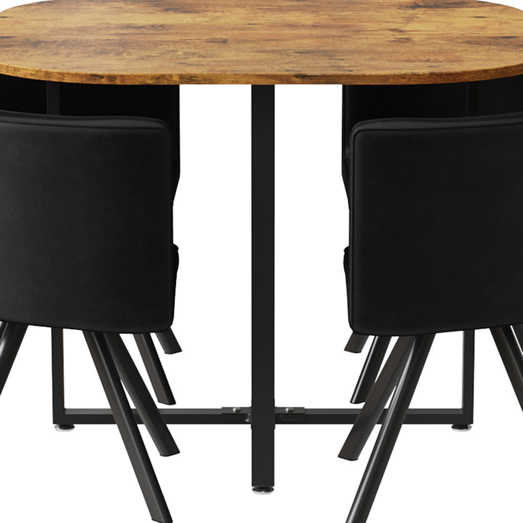 Dining Table Set with 4 Chairs