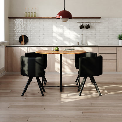 Dining Table Set with 4 Chairs
