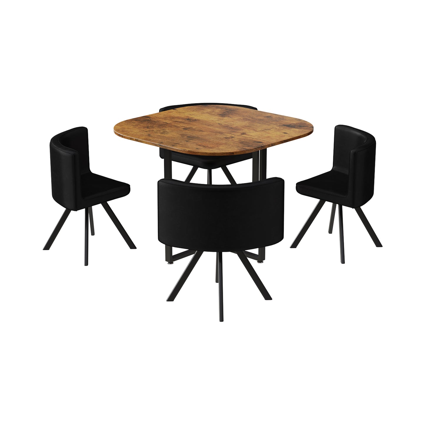 Dining Table Set with 4 Chairs