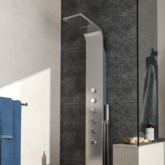Stainless Steel Exposed Shower Tower Panel