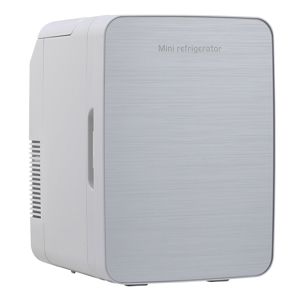 White 10L Dual-Use Mini Refrigerator