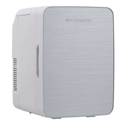 White 10L Dual-Use Mini Refrigerator