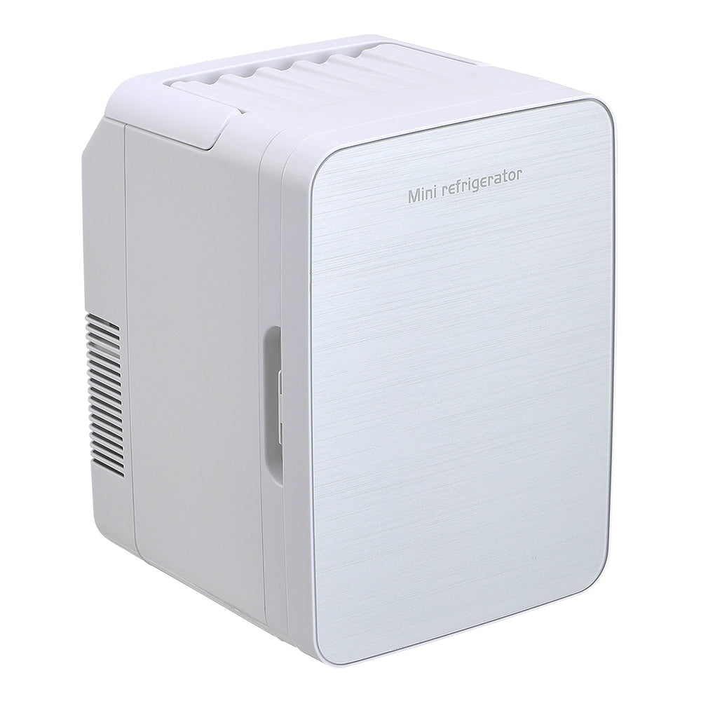 White 10L Dual-Use Mini Refrigerator