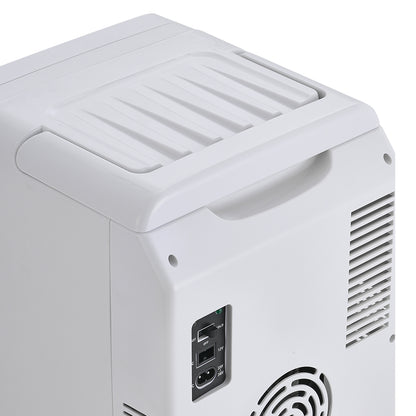 White 10L Dual-Use Mini Refrigerator