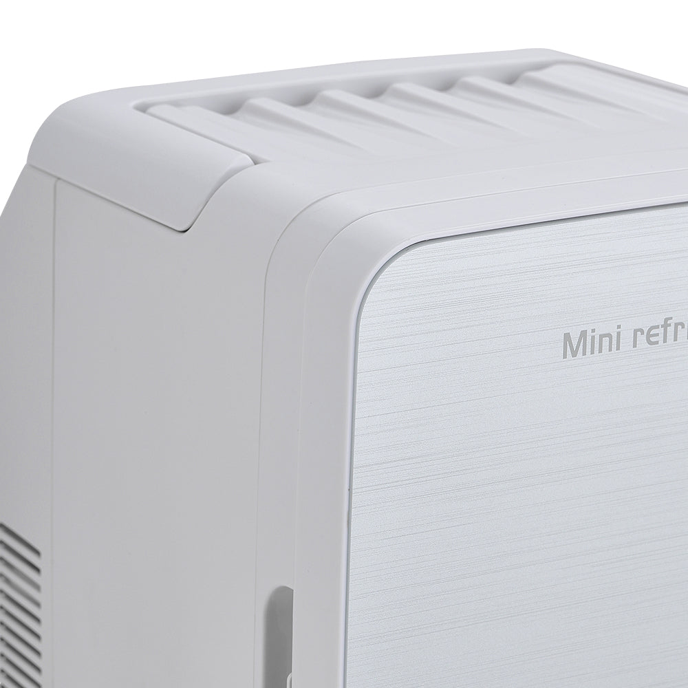 White 10L Dual-Use Mini Refrigerator