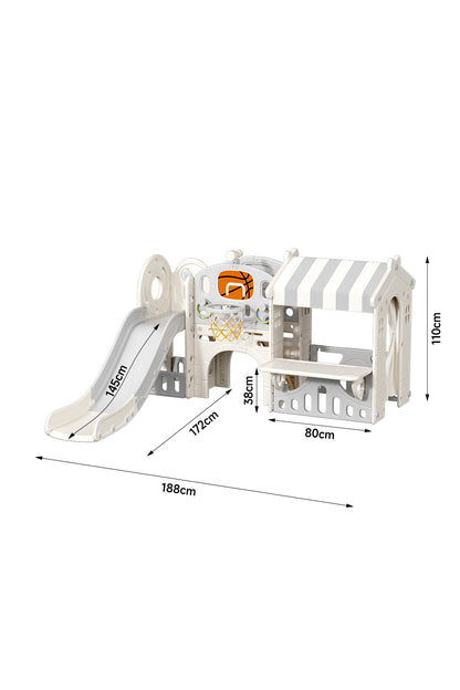 Toddler Slide Climber Playhouse Combo