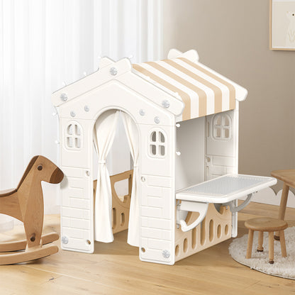 Kids Plastic Playhouse for Indoor Outdoor