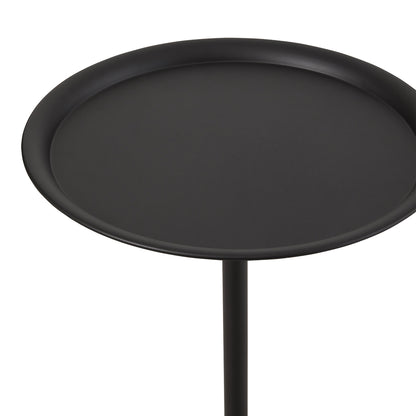 Modern Small Round Metal Side Table
