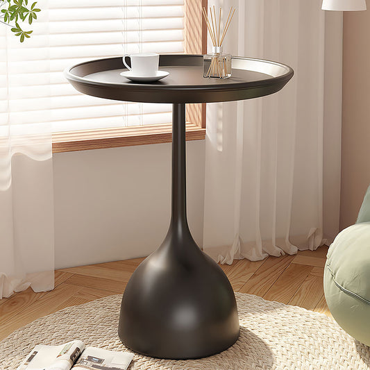 Modern Small Round Metal Side Table