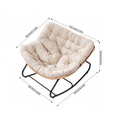 Modern Rocking Chair with Cushion