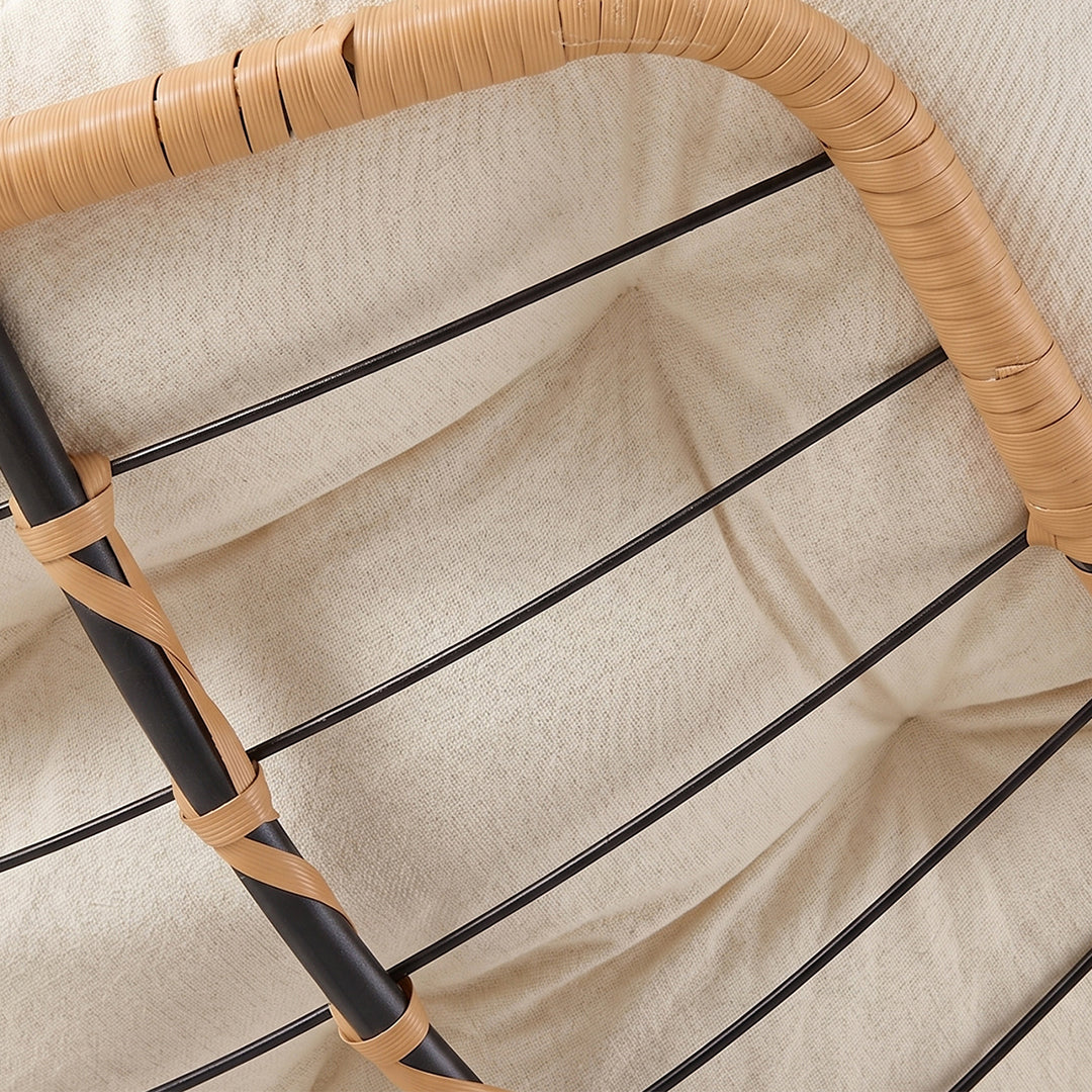 Modern Rocking Chair with Cushion