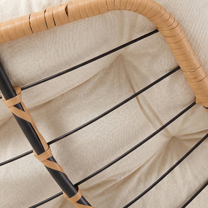 Modern Rocking Chair with Cushion