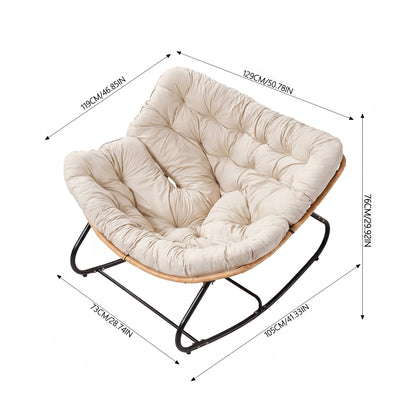 Modern Rocking Chair with Cushion