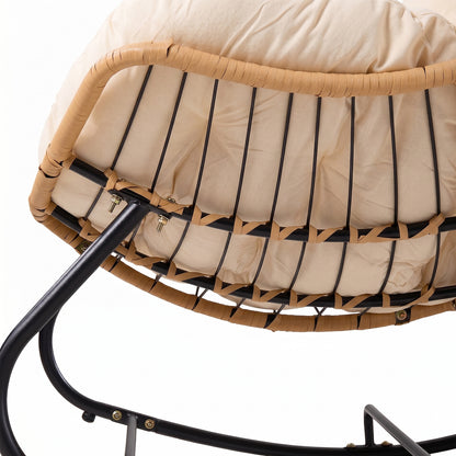 Modern Rocking Chair with Cushion