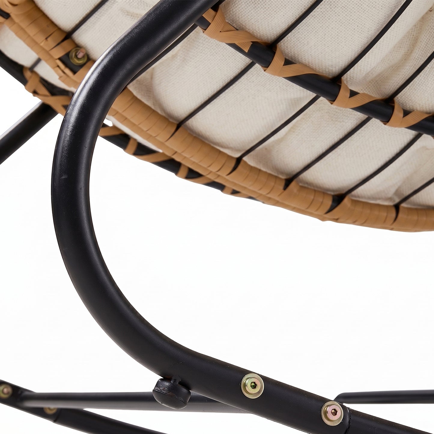 Modern Rocking Chair with Cushion