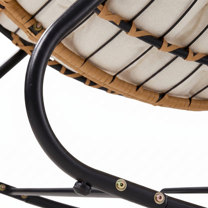 Modern Rocking Chair with Cushion