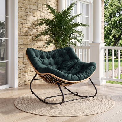 Modern Rocking Chair with Cushion